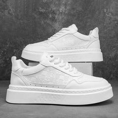 NIVARO WHITE SNEAKERS HOMME CONFORT PREMIUM