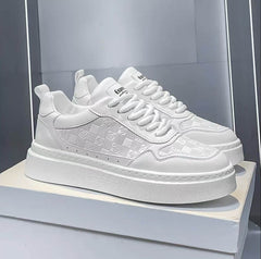 NIVARO WHITE SNEAKERS HOMME CONFORT PREMIUM