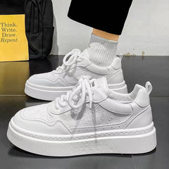 NIVARO WHITE SNEAKERS HOMME CONFORT PREMIUM