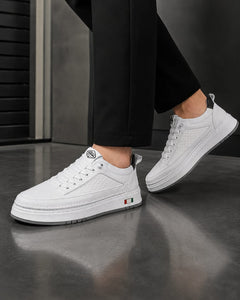 PRIME STREET WHITE CHAUSSURE SPORT-CHIC POUR HOMME ÉLÉGANCE ET CONFORT