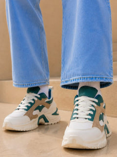 RETROMOTION VERT  SNEAKER HOMME SPORT CHIC  STYLE  CONFORT