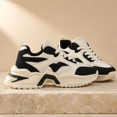 RETROMOTION BLACK SNEAKER HOMME SPORT CHIC  STYLE CONFORT