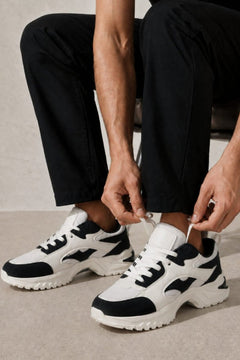 RETROMOTION BLACK SNEAKER HOMME SPORT CHIC  STYLE CONFORT