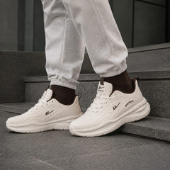 TURBO STRIDE BEIGE – WARRIOR  SNEAKER HOMME SPORT SOUPLESSE  AMORTI