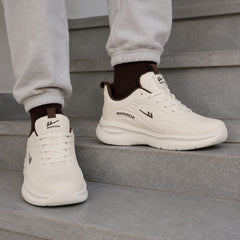TURBO STRIDE BEIGE – WARRIOR  SNEAKER HOMME SPORT SOUPLESSE  AMORTI