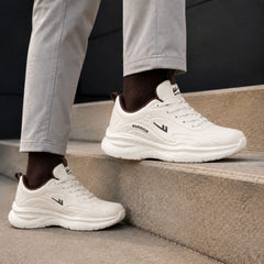 TURBO STRIDE BEIGE – WARRIOR  SNEAKER HOMME SPORT SOUPLESSE  AMORTI