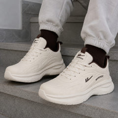 TURBO STRIDE BEIGE – WARRIOR  SNEAKER HOMME SPORT SOUPLESSE  AMORTI