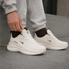 TURBO STRIDE BEIGE – WARRIOR  SNEAKER HOMME SPORT SOUPLESSE  AMORTI