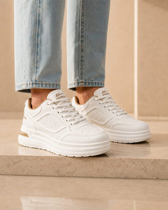 NOVA-GOLD – WARRIOR  SNEAKER HOMME SPORT CHIC  FINITIONS DORÉES