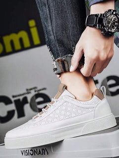 Blanc Élite – Sneakers Blancs Élégants et Minimalistes pour Femme - IRMAJOHNS