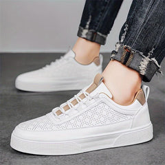 Blanc Élite – Sneakers Blancs Élégants et Minimalistes pour Femme - IRMAJOHNS