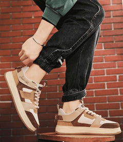 Sneakers homme à semelle orthopédique, en espadrille légère pour un style casual chic, chaussure sport homme idéale pour usage quotidien


