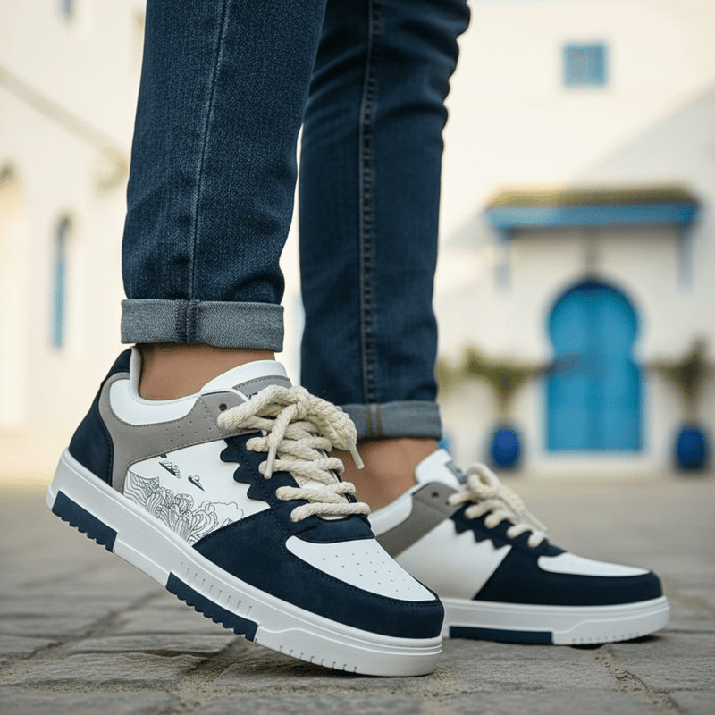 TEMLESS BLEU – SNEAKERS HOMME SPORT CHIC PERFORMANCE & CONFORT