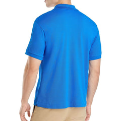 Polo homme Lacoste L1212 classique bleu en coton piqué - IRMAJOHNS