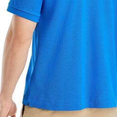 Polo homme Lacoste L1212 classique bleu en coton piqué - IRMAJOHNS