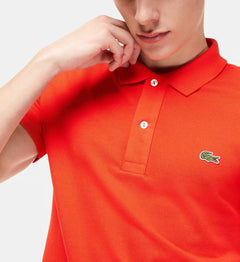 Polo homme Lacoste L1212 classique noir en coton piqué - IRMAJOHNS