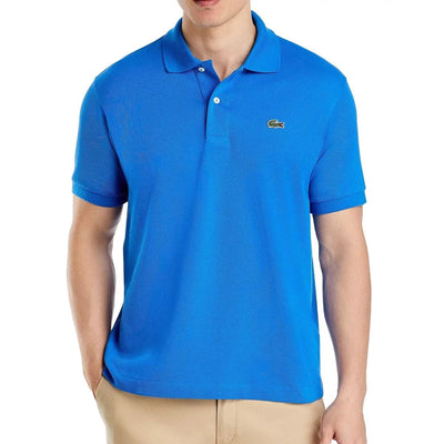Polo homme Lacoste L1212 classique noir en coton piqué - IRMAJOHNS