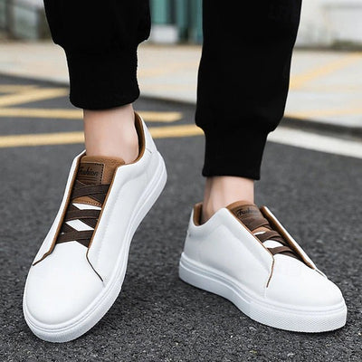 NEXO PRESTIGE BLANC CHAUSSURE HOMME CUIR VÉRITABLE CONFORT